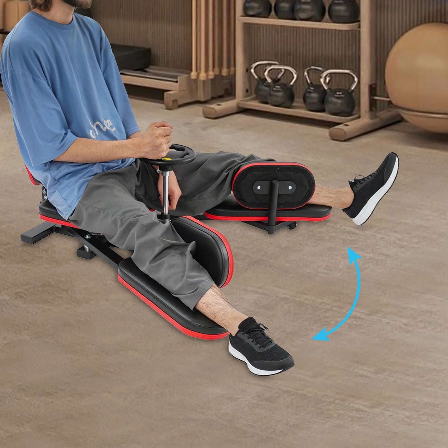 Leg Stretcher, 180° Adjustable Fitness Trainer, Load-Bearing 120kg