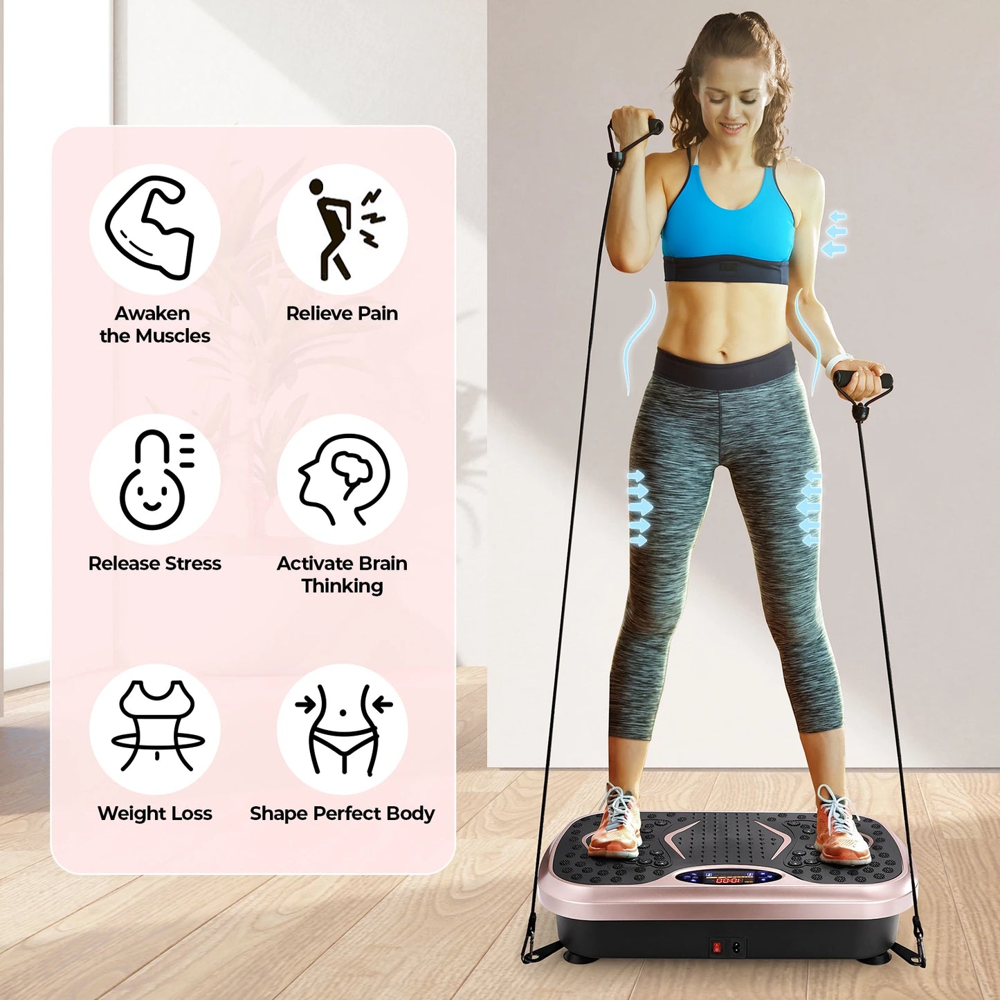 Vibration Plate Exercise Machine - Whole Body Workout