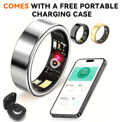 2025 Smart Ring Heart Rate Blood Pressure Sleep Monitoring