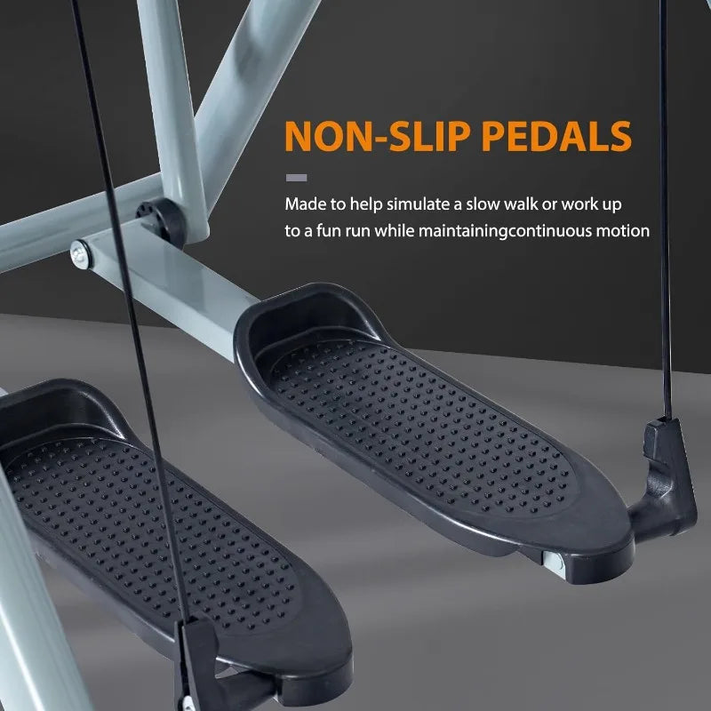Electronic Meter Elliptical Glider, Foldable Storage
