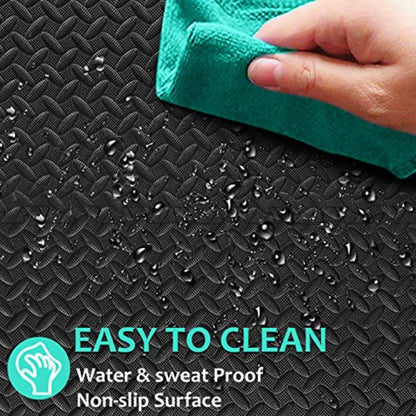 Interlocking EVA Foam Floor Tiles: 12, 24, 48 Piece Set 24'' x 24'' Non-Slip