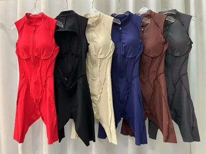 New Seamless Jumpsuits Sports Fitness Hip-lifting
