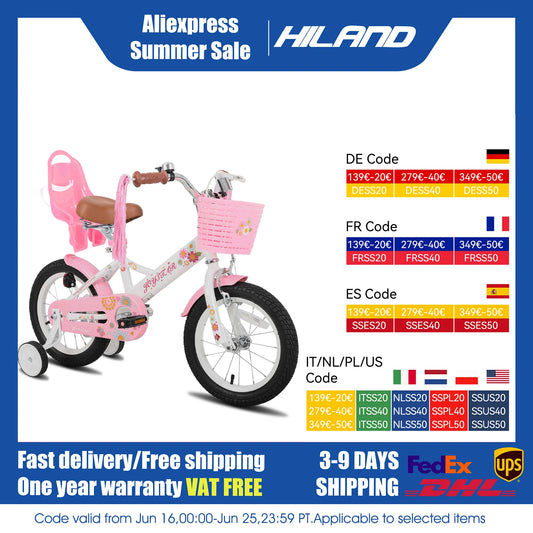 JOYSTAR Kids Bike Ages 2-7 Years