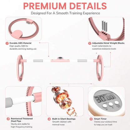 Portable Adjustable Arms and wrist Exercise Wheel