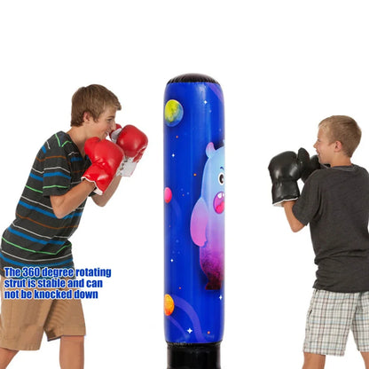 1.2M/1.6M Inflatable Boxing Bag Tumbler Standing Sandbag