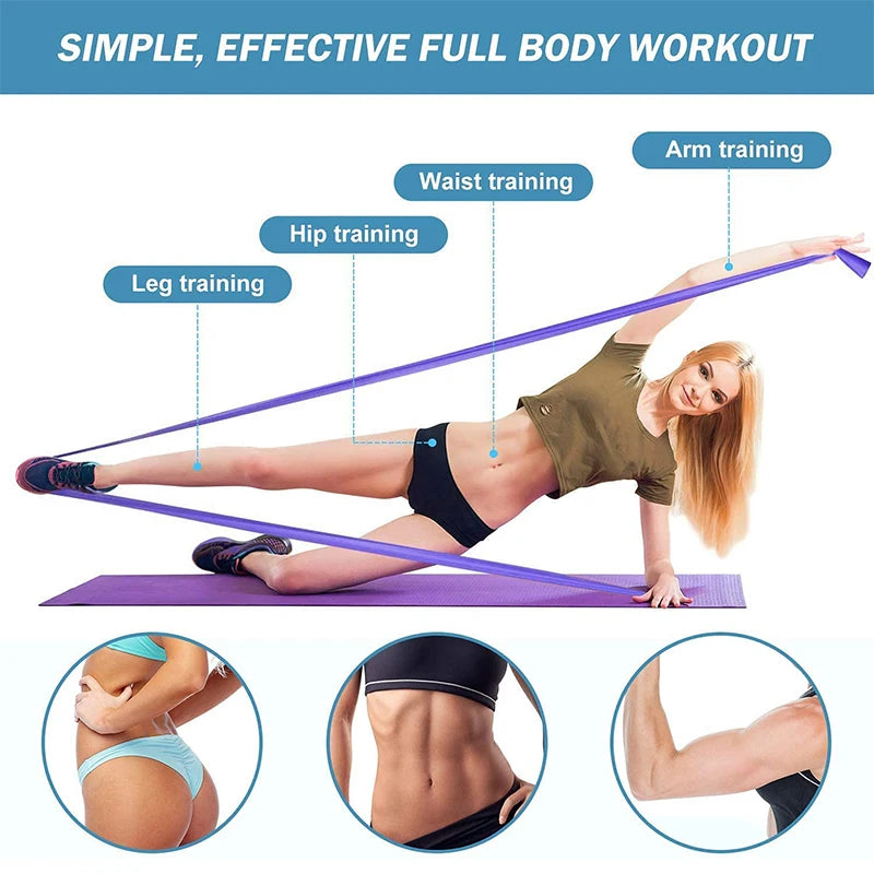 Stretching Flexibility At Home Resistance Fitness Bands