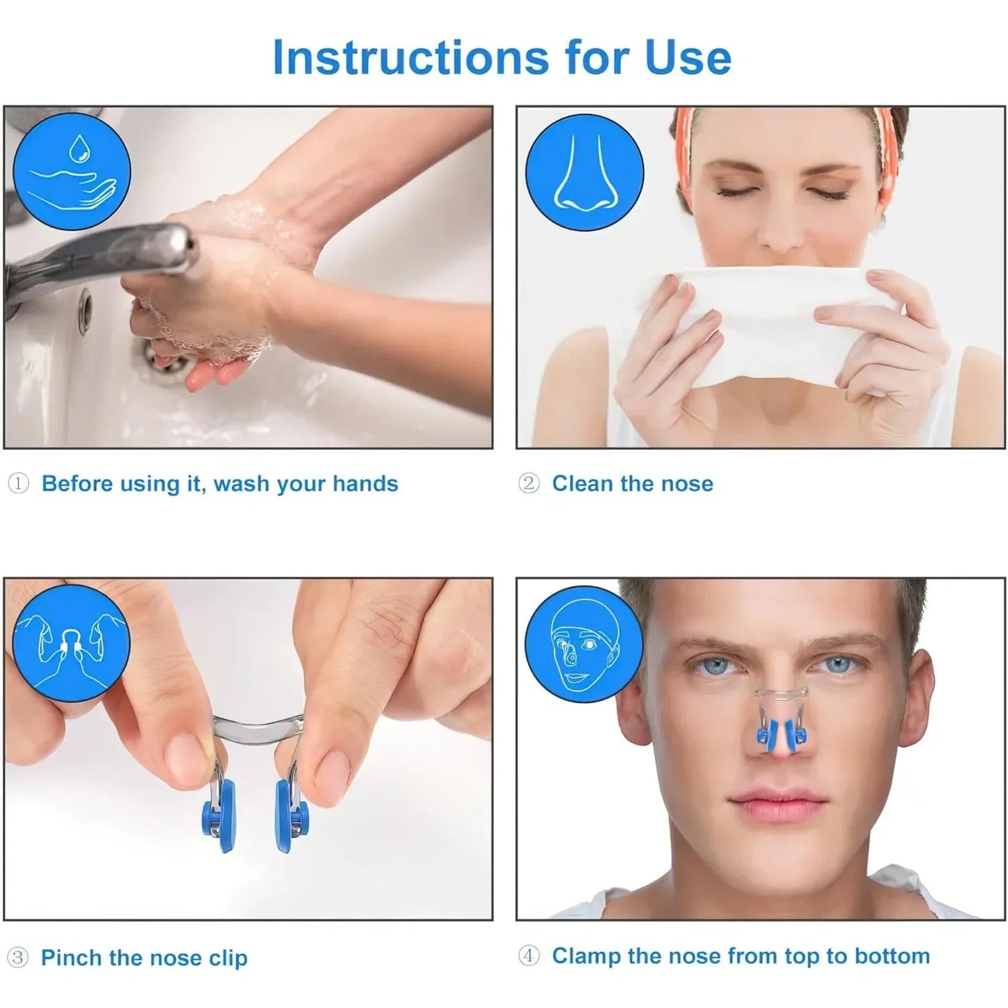 Swimming nose clip, 14 packs of waterproof silicone