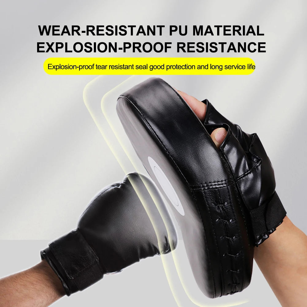 Curved Boxing Hand Target PU Leather Breathable