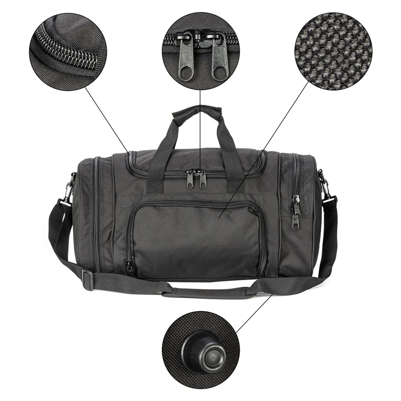 Military Tactical Travel Bag Outdoor Shoes Compartment