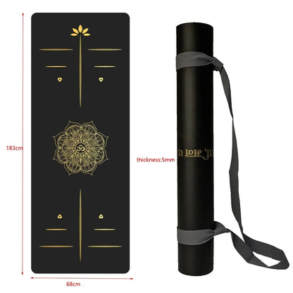 183cm Home Exercise Durable Natural Rubber Mat Non-Slip