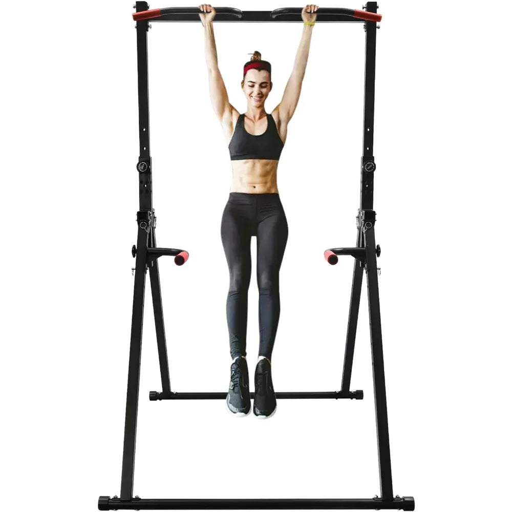 Foldable Power Station Pull-Up Bar Freestanding Triangular
