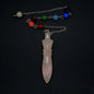Natural Healing Crystal Quartz Reiki Pendulum Pendant