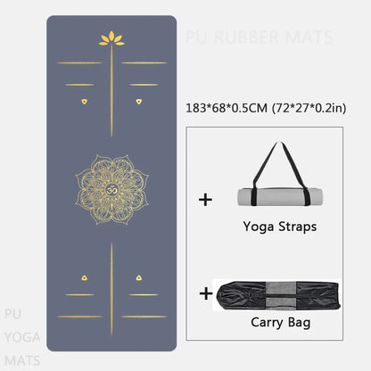 183cm Home Exercise Durable Natural Rubber Mat Non-Slip