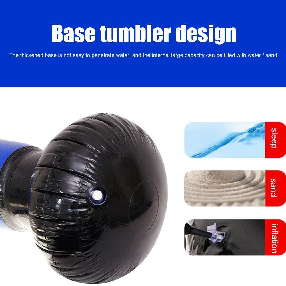 1.2M/1.6M Inflatable Boxing Bag Tumbler Standing Sandbag
