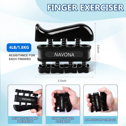 Hand Grip Strengthener Exercise Kit with 5 Pieces