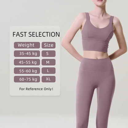 2 Piece Sports set Fitness High Waist Pants