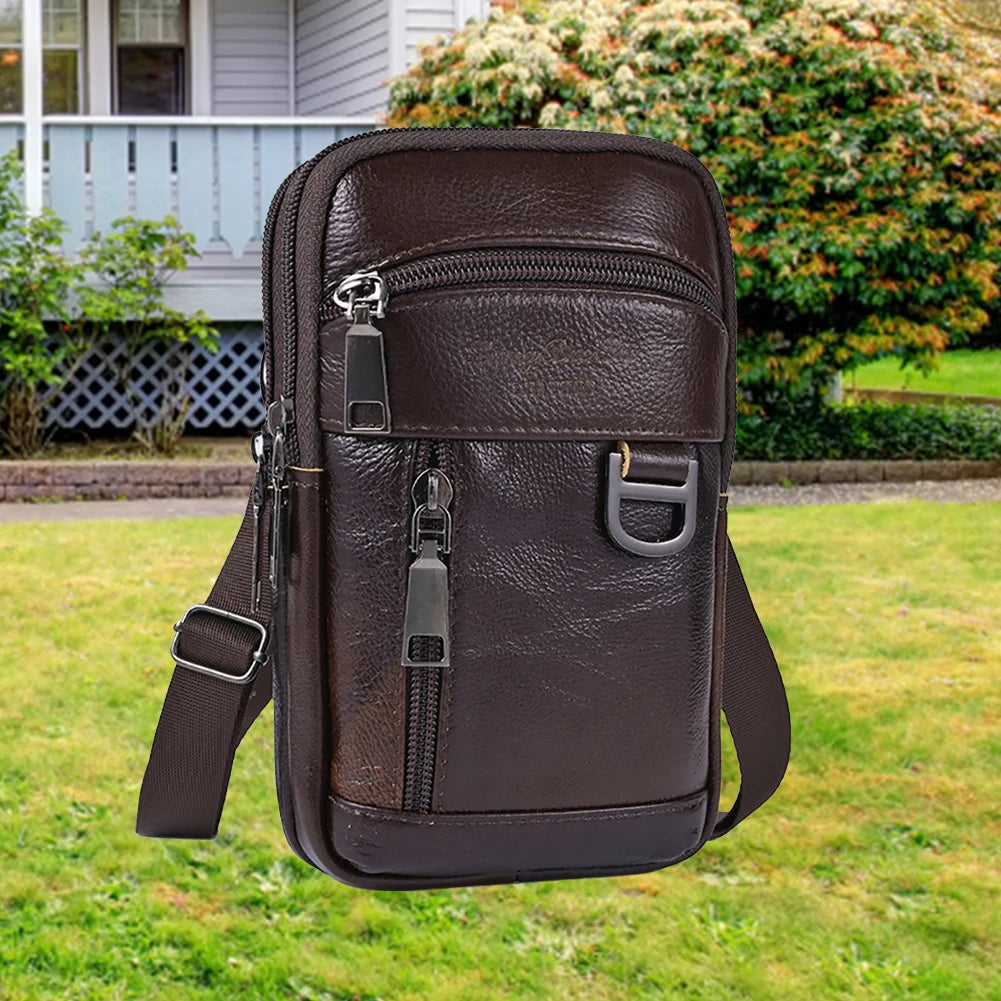 Men Leather Weatherproof Crossbody Bag/Shoulder Bag