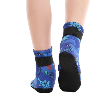 Kids Neoprene Water Socks Anti-slip Adjustable