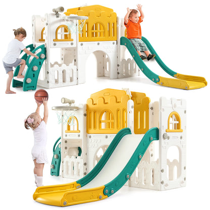 8 In 1 Toddler Slide Indoor Playground