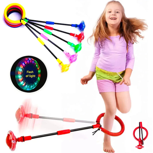 Bounce Ball Elastic Rotation Jump Ring Set