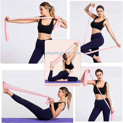 Stretching Flexibility At Home Resistance Fitness Bands