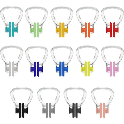 Swimming nose clip, 14 packs of waterproof silicone