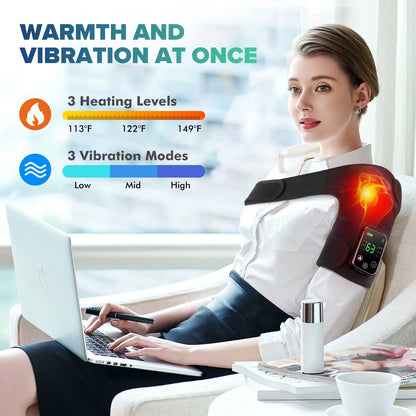 Joint Physiotherapy Hot Compress Vibration Massage