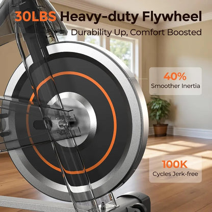 Magnetic Indoor Cycling Bike with 300 lb Weight Capacity