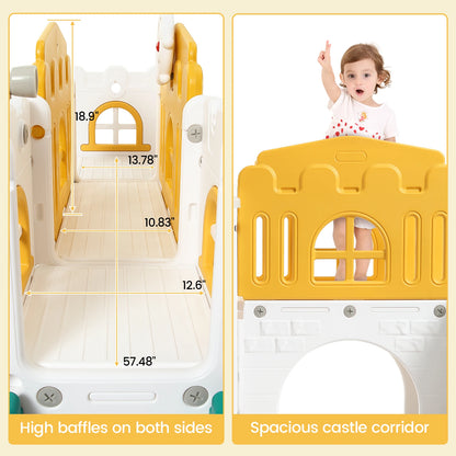 8 In 1 Toddler Slide Indoor Playground