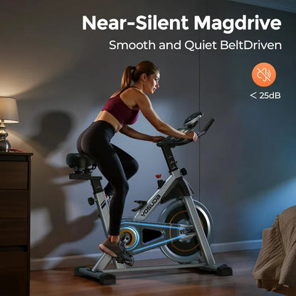 Magnetic Indoor Cycling Bike with 300 lb Weight Capacity