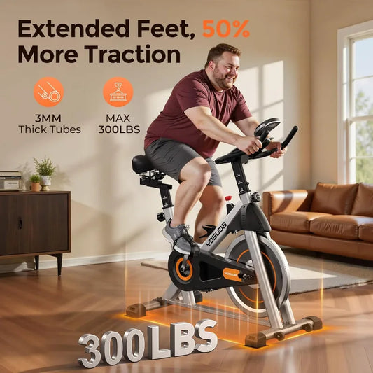 Magnetic Indoor Cycling Bike with 300 lb Weight Capacity