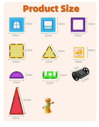 Romboss Magnetic Building Blocks, Sheet Construction set