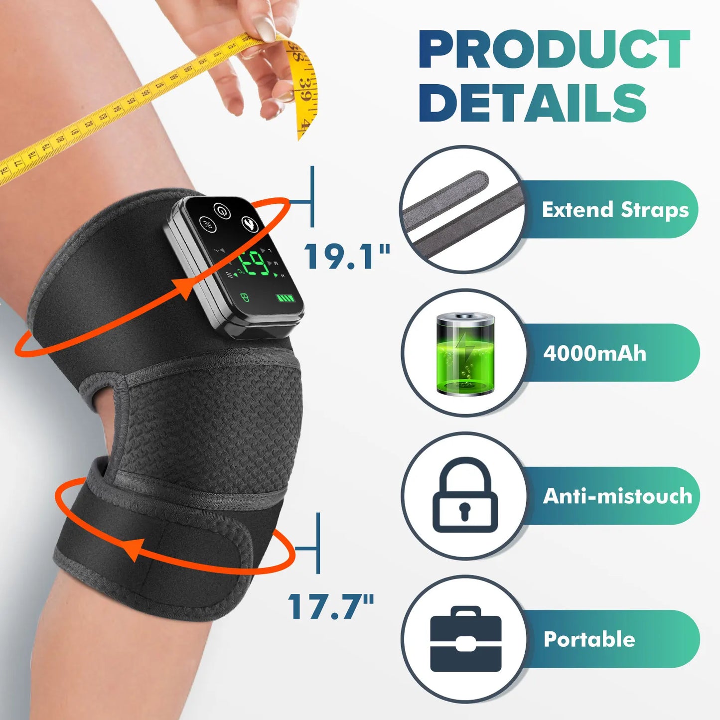 Joint Physiotherapy Hot Compress Vibration Massage