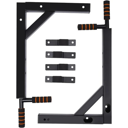 Multi-grip Wall Mount Pull-up Bar Dip Station