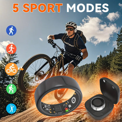 2025 Smart Ring Heart Rate Blood Pressure Sleep Monitoring