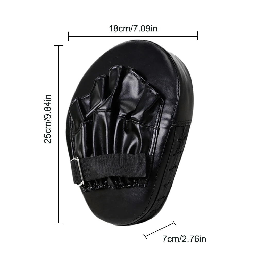 Curved Boxing Hand Target PU Leather Breathable