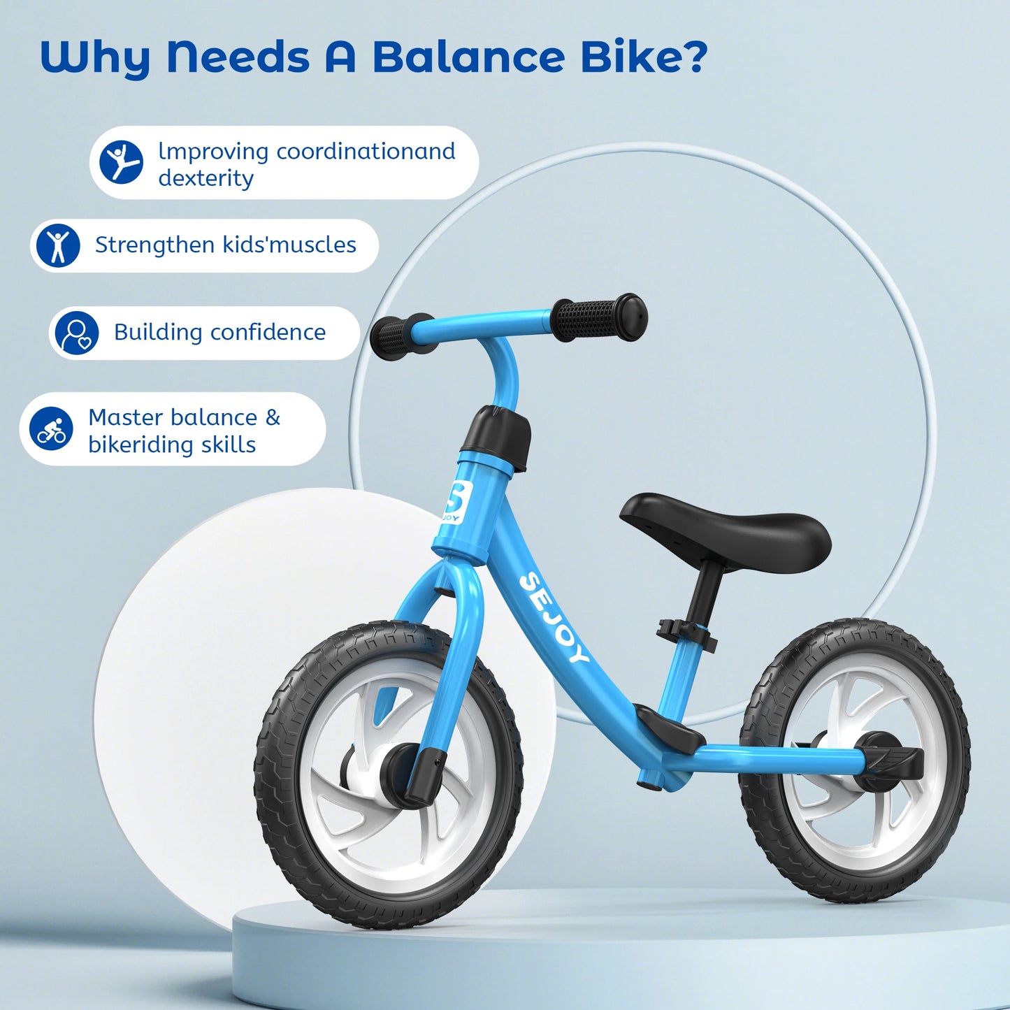 Balance Bike for Ages 2-6 Years Old