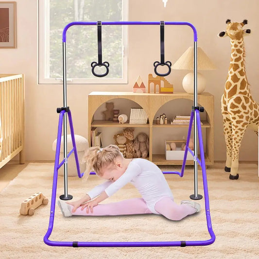 Kids Training Bar Adjustable Height Easy Storage
