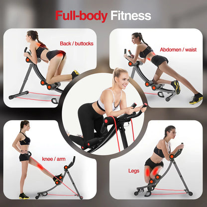 Foldable Ab Machine 440lbs LCD Display