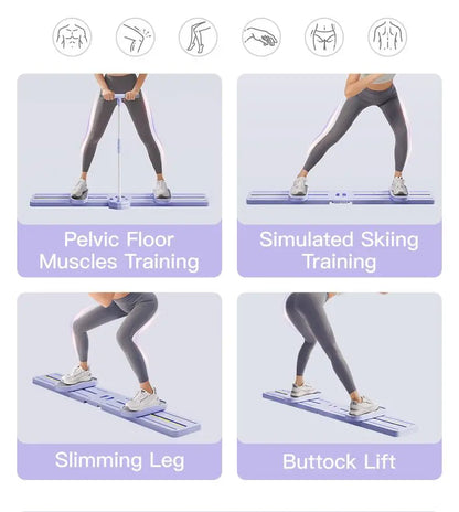 Foldable 3-in-1 Ski Trainer Leg, Pelvic & Hip Strengthener
