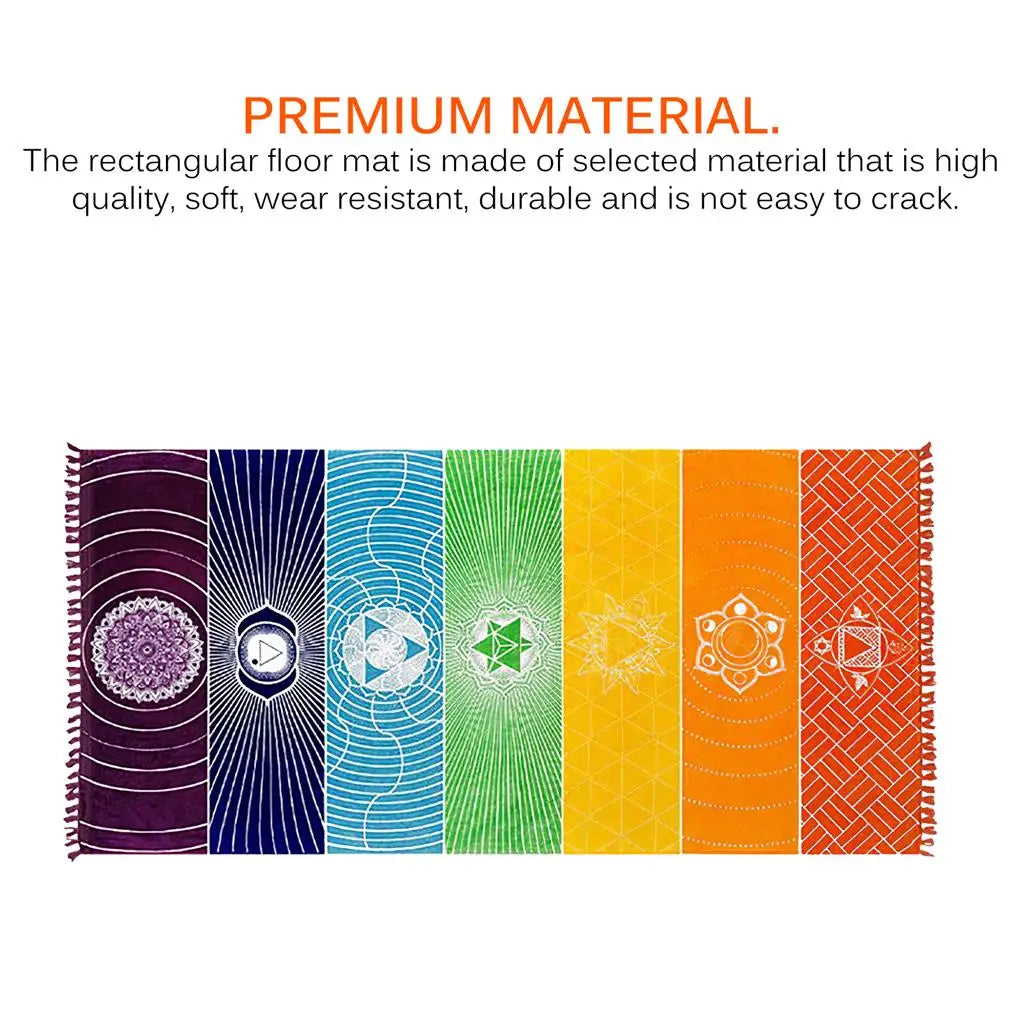 Meditation Rug Multipurpose Tassel Floor Mat