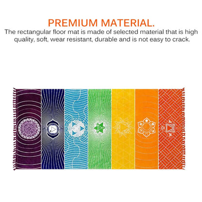 Meditation Rug Multipurpose Tassel Floor Mat