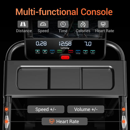 3.0HP Brushless Foldable Home Treadmill