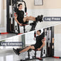 Workout Equipment with Leg Press, Pulley System