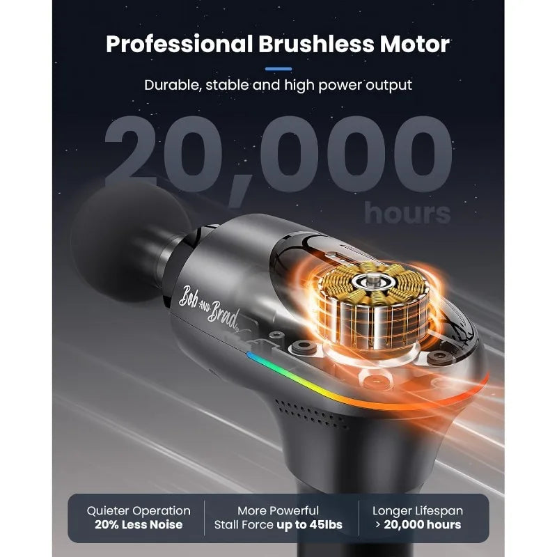 Massage Gun with Heat and Cold Percussion