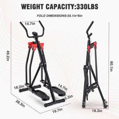 Air Walk Elliptical Glider Machine