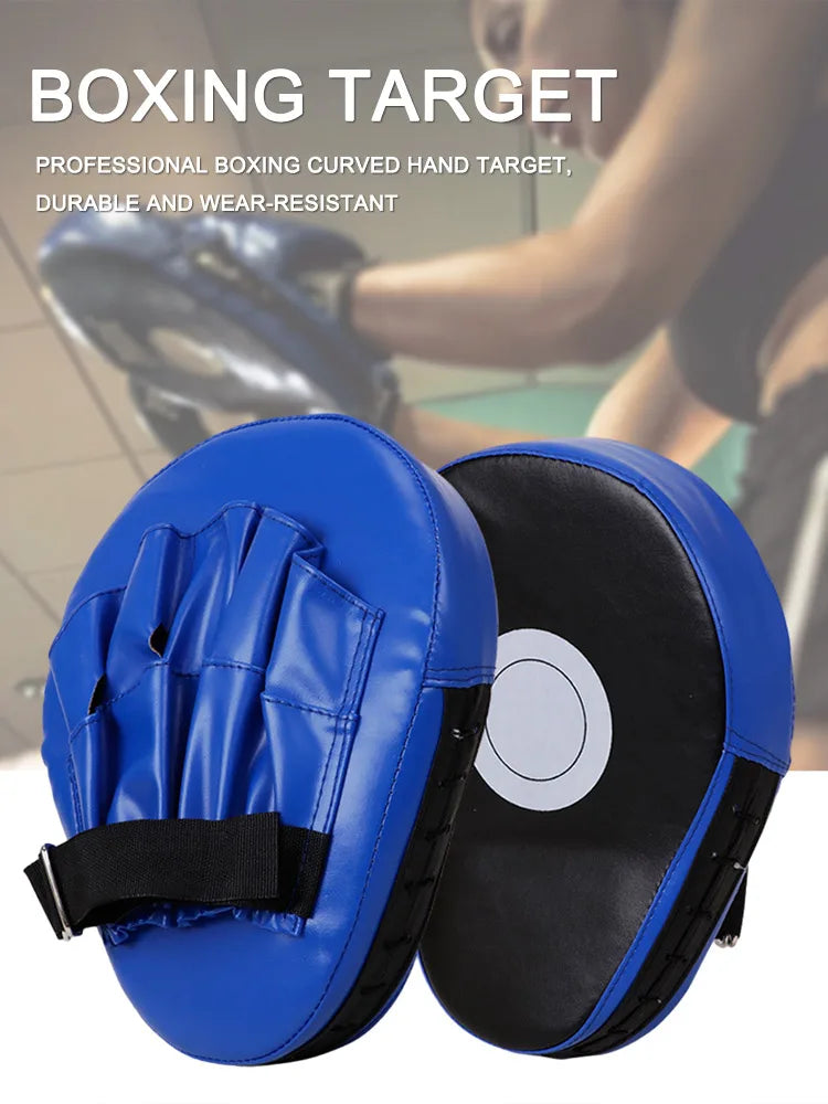 Curved Boxing Hand Target PU Leather Breathable