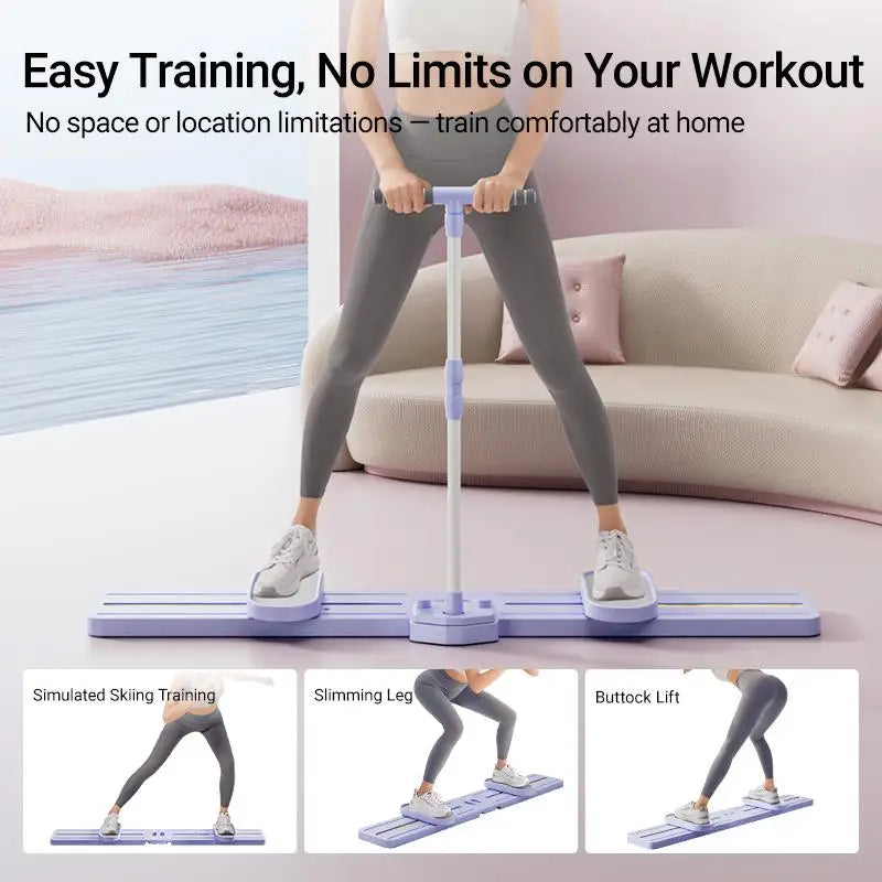 Foldable 3-in-1 Ski Trainer Leg, Pelvic & Hip Strengthener
