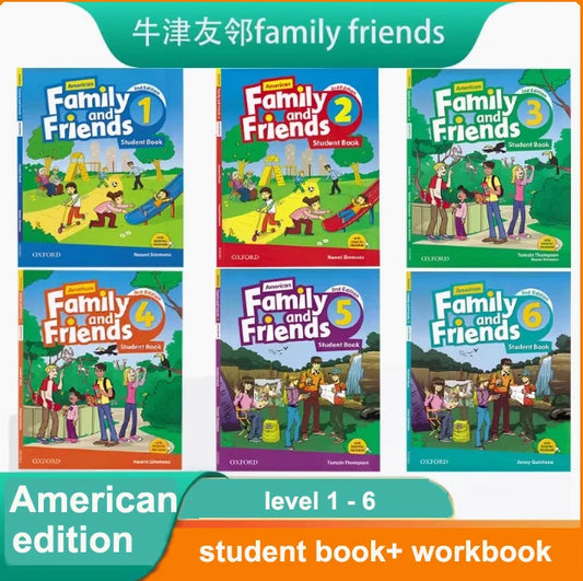 2nd Edition Family and Friends Level 1 to 6 work books