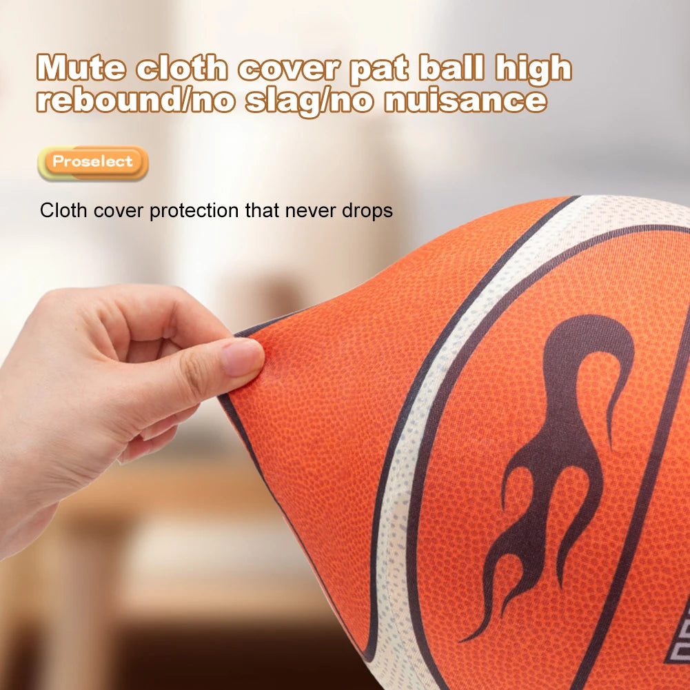 Indoor Silent Basketball & Ball Hoop High-Resilience